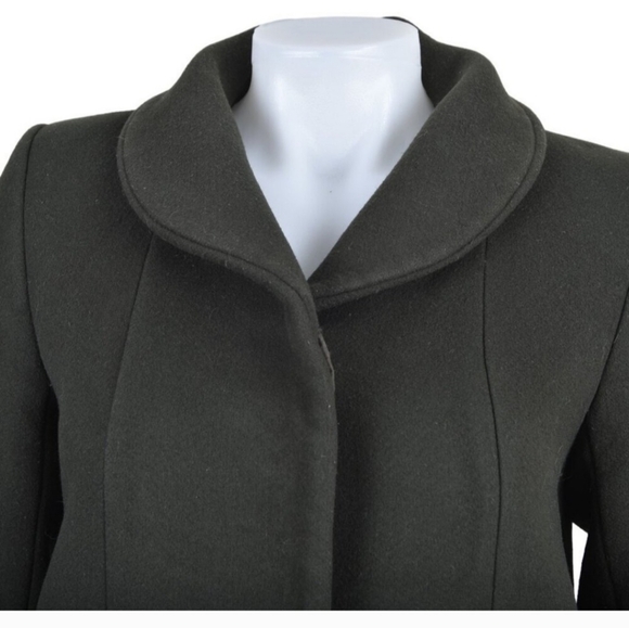 Aritzia Wilfred Cocoon Coat Jacket Wool Cashmere Green Size Small - Picture 5 of 14